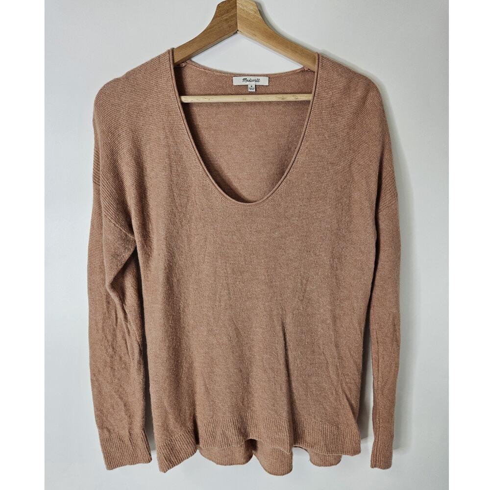 Madewell Womens Size M Knit Merino Wool Alpaca Lightweight Thin Sweater